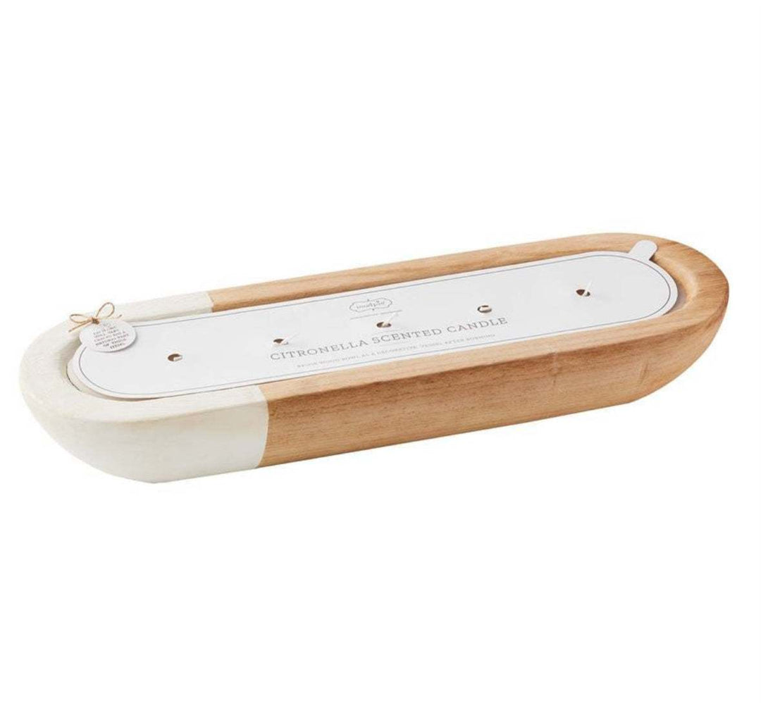 Citronella Wooden Scented Candle