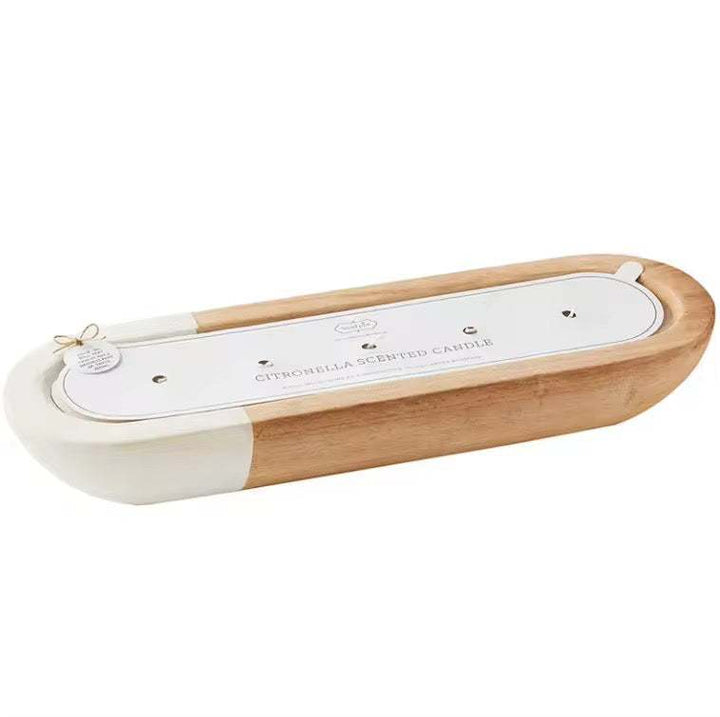 Citronella Wooden Scented Candle