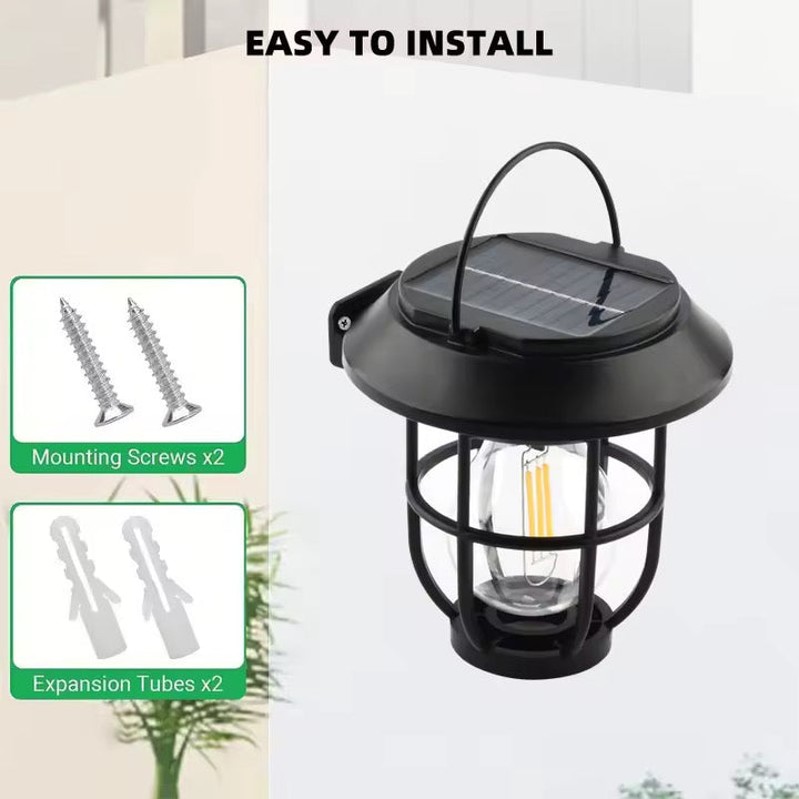 Solar Hanging Lantern Outdoor Light
