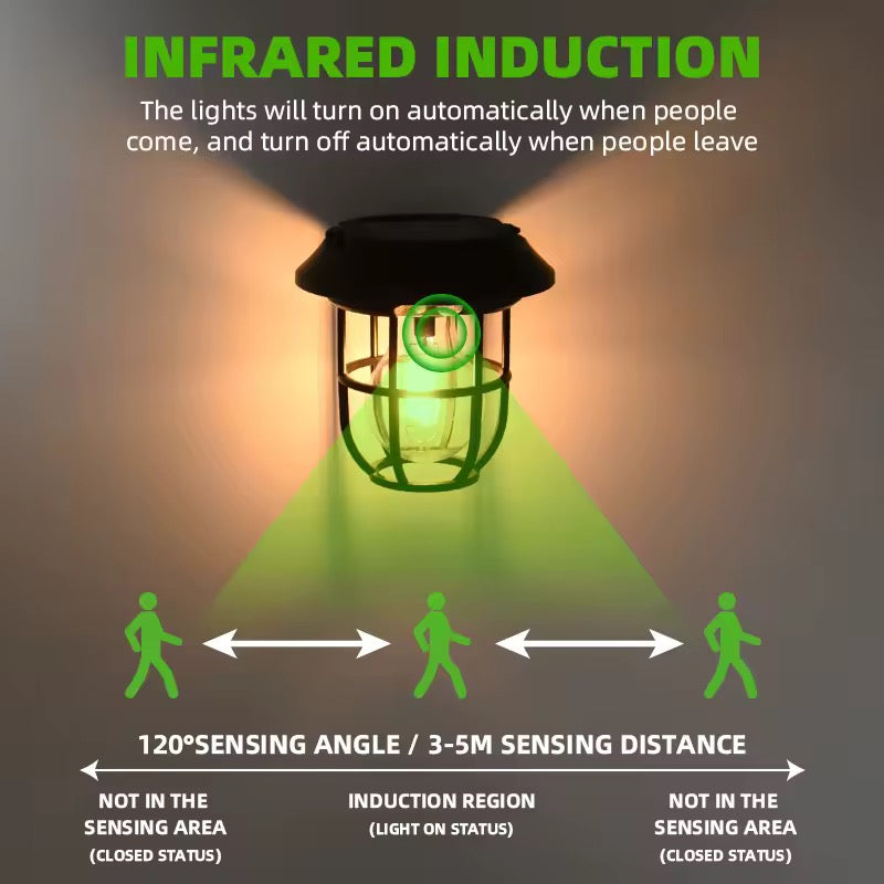 Solar Hanging Lantern Outdoor Light