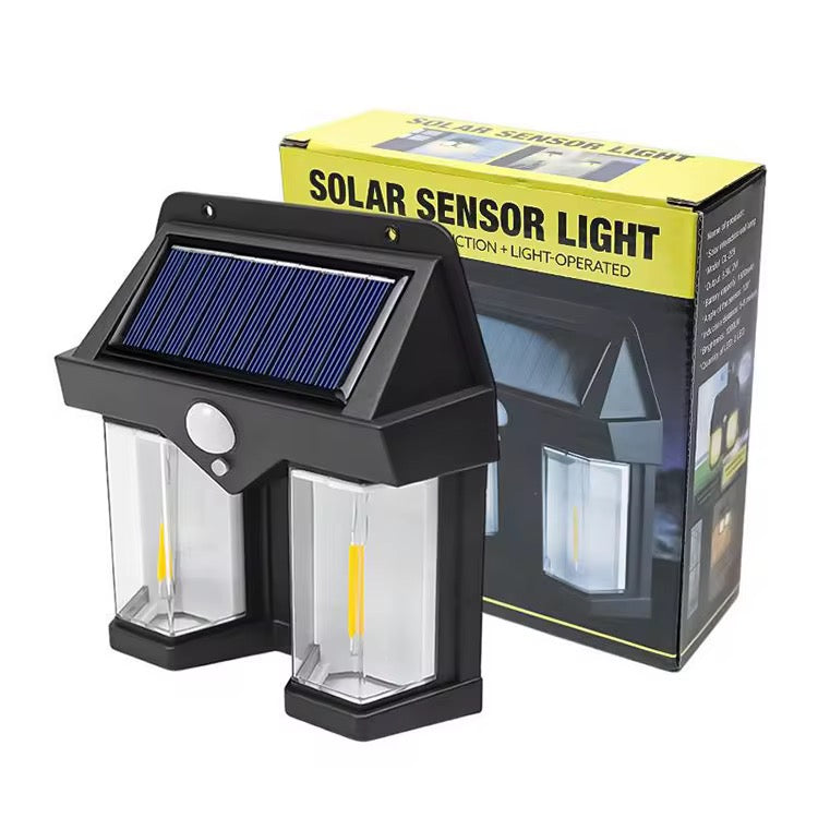 Solar Motion Sensor Outdoor Wall Light