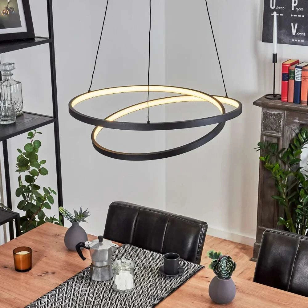 Modern LED Ring Pendant LightThis modern pendant light features sleek ...