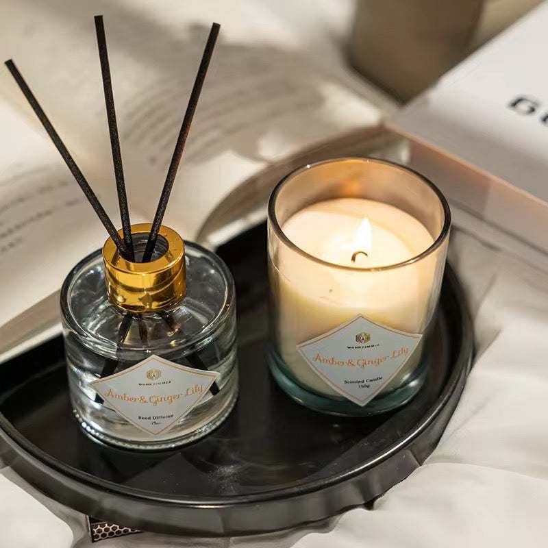 Luxury Glass Perfume Diffuser Gift Set