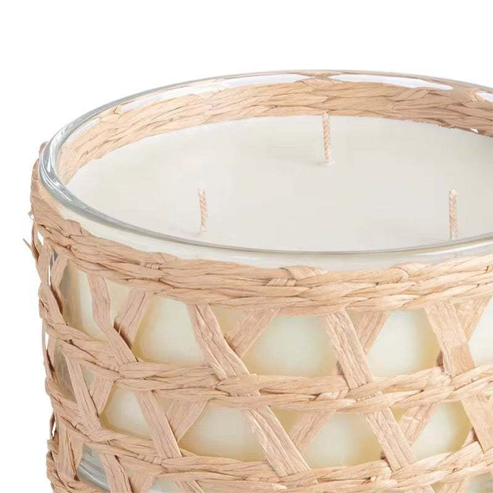 Woven Glass Scented Candle