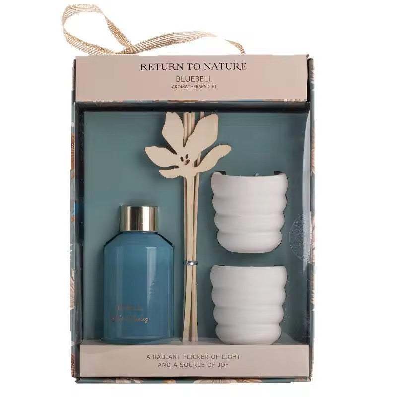 Lemon Aromatherapy Candle & Diffuser Gift Set