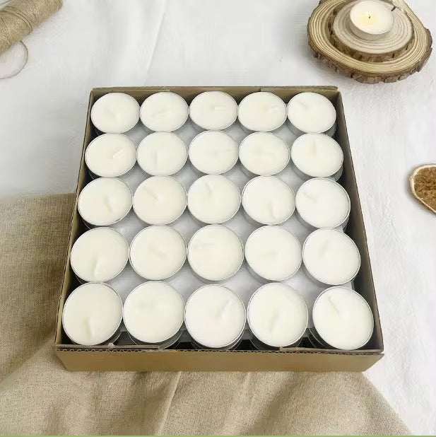 Unscented Tea Light Candle Set of 100