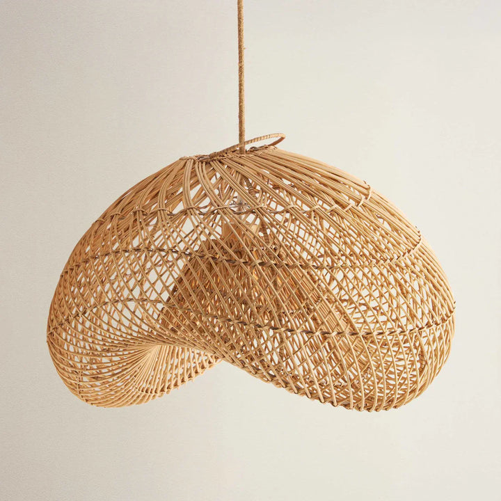Woven Natural Bamboo Pendant Light