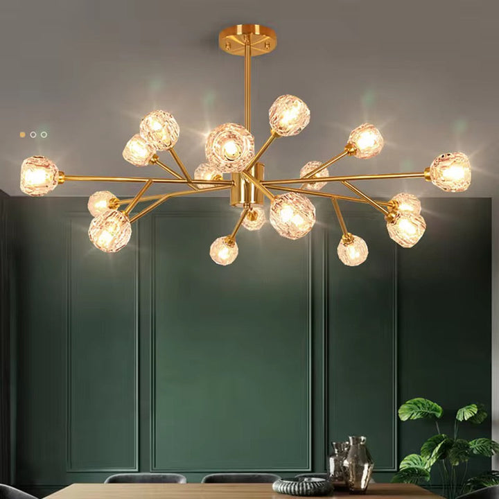 Modern Gold Branch Chandelier