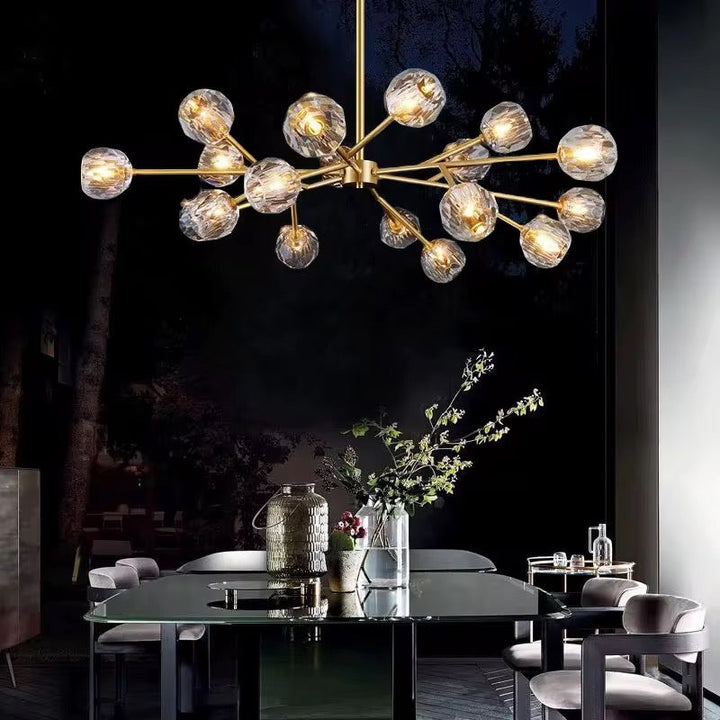 Modern Gold Branch Chandelier