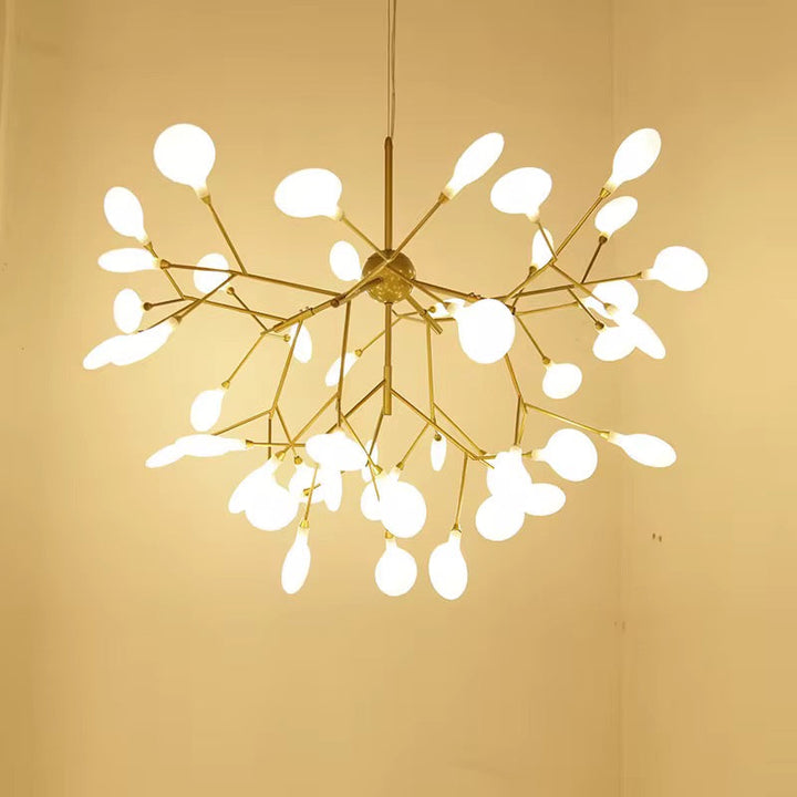 Modern Gold Globe Branch Chandelier