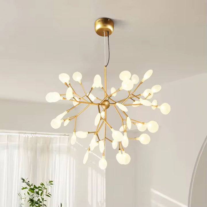 Modern Gold Globe Branch Chandelier