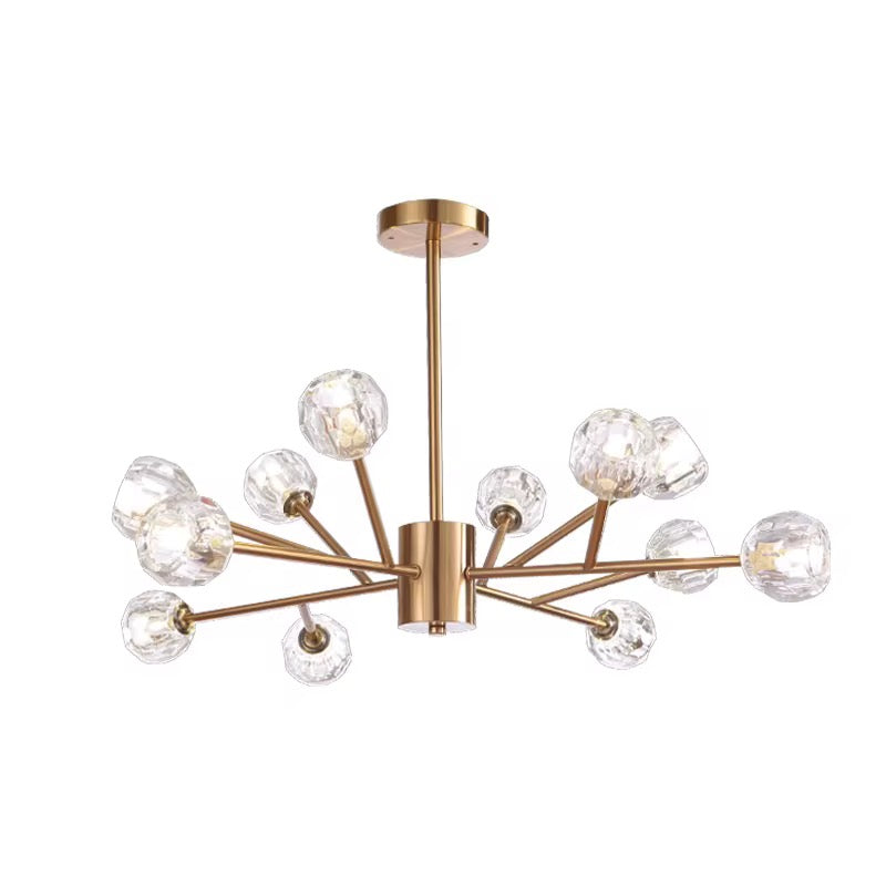 Modern Gold Branch Chandelier