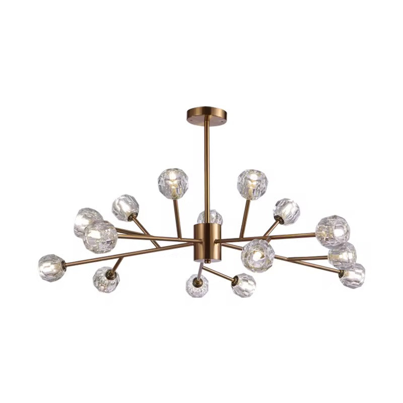 Modern Gold Branch Chandelier