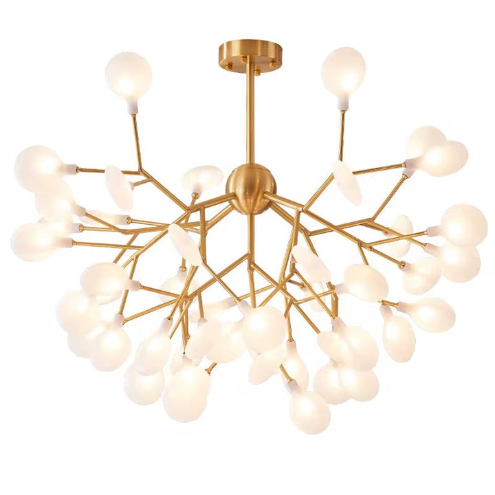 Modern Gold Globe Branch Chandelier