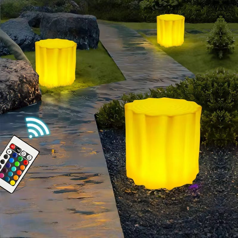 Decorative LED Log Table Light