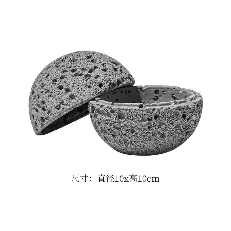 LavaTray - Volcanic Stone Ashtray with Lid