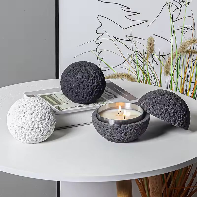 LavaTray - Volcanic Stone Ashtray with Lid