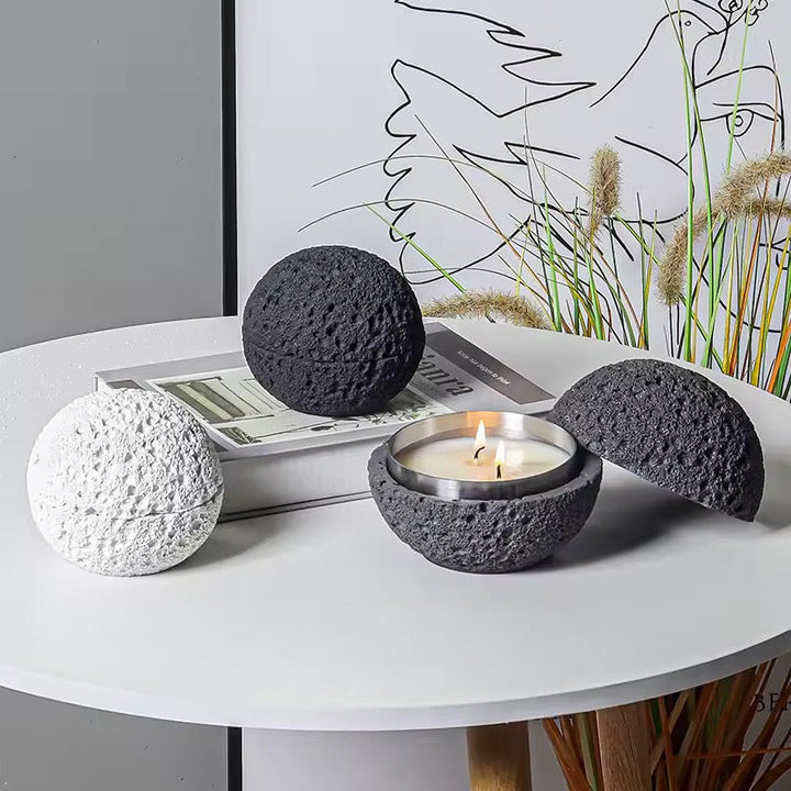 LavaTray - Volcanic Stone Ashtray with Lid