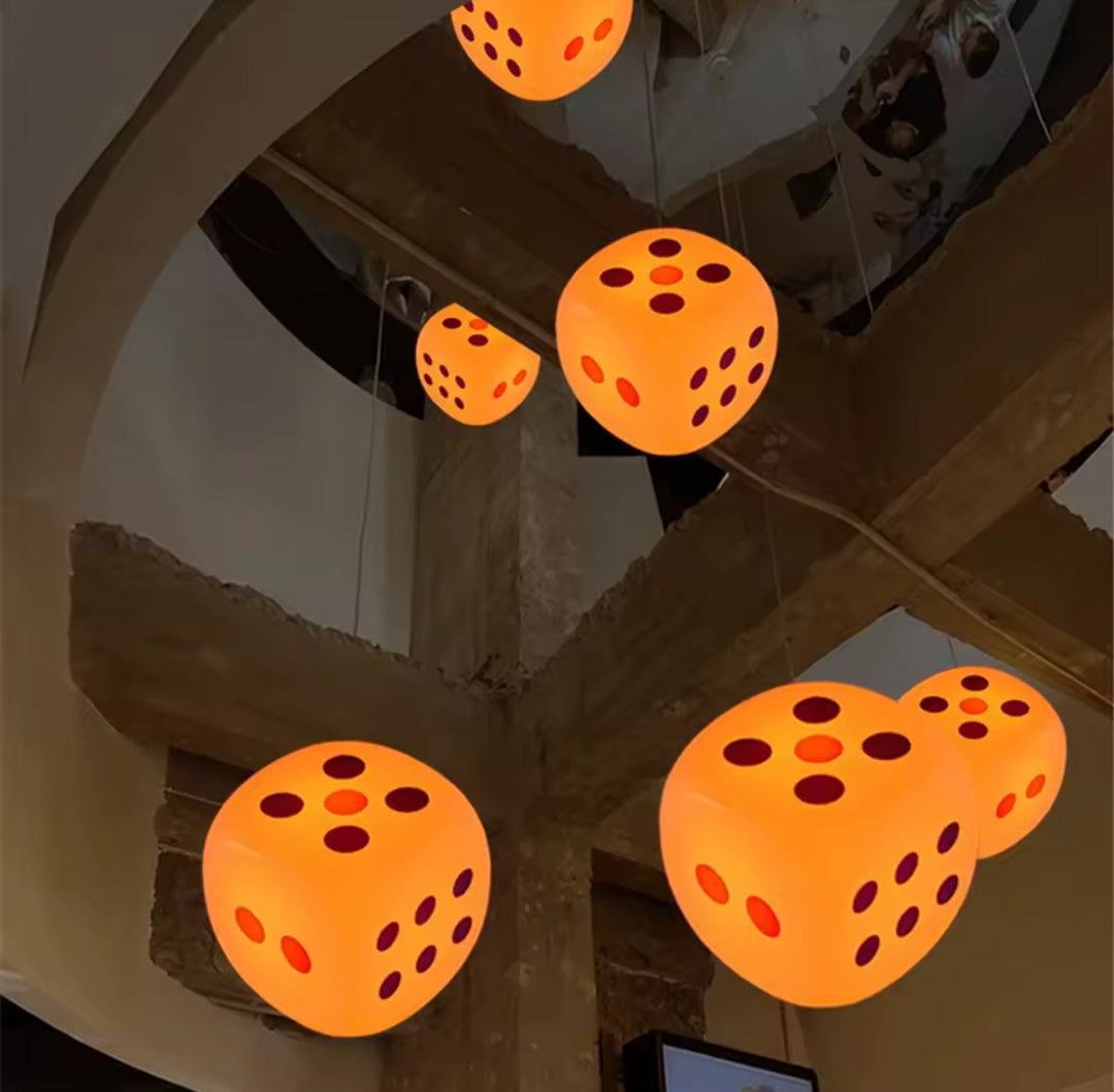 Dice Pendant Cluster Light