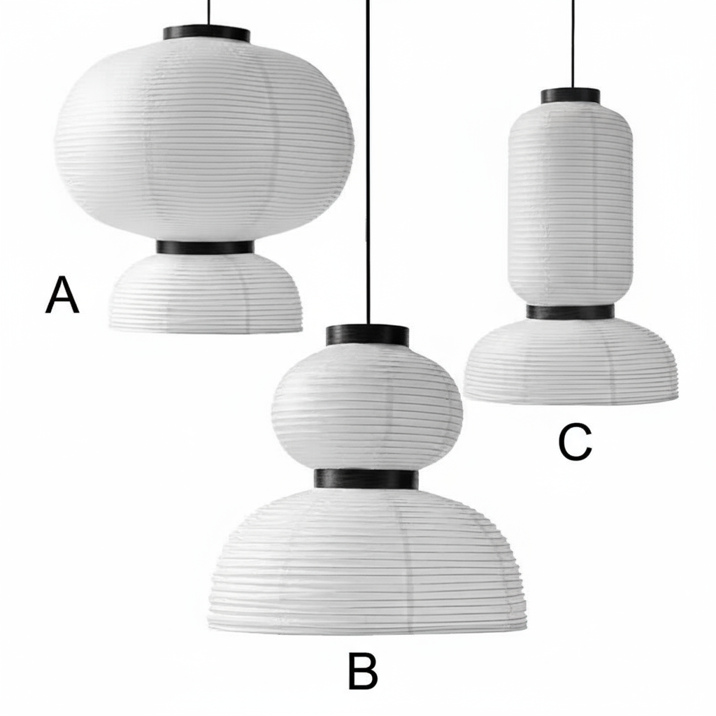 Modern Rice paper Pendant Lights