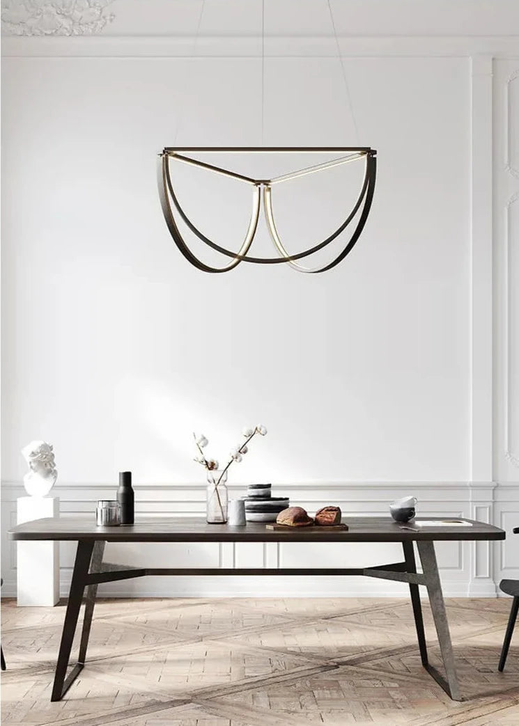 Modern LED Ring Chandelier