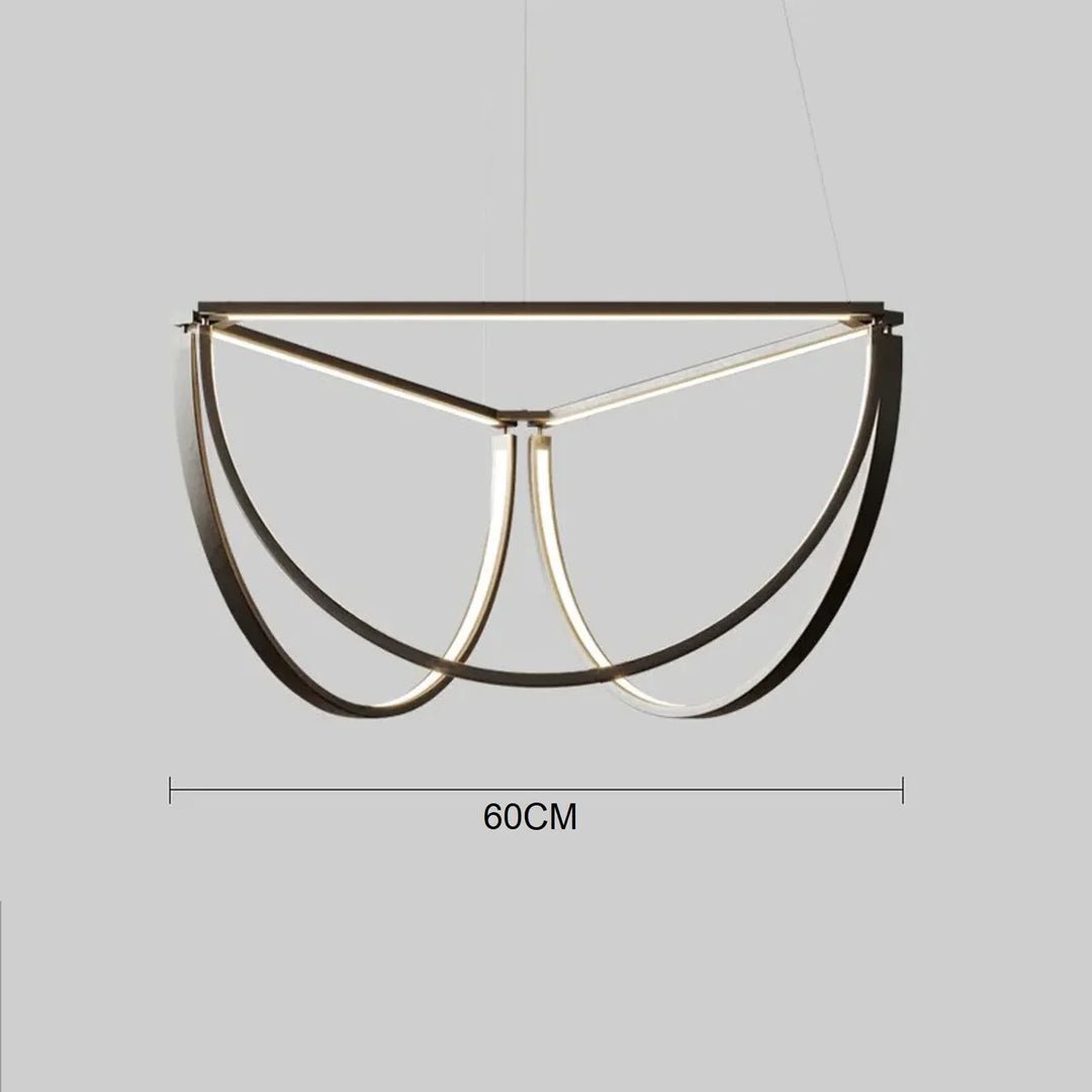 Modern LED Ring Chandelier