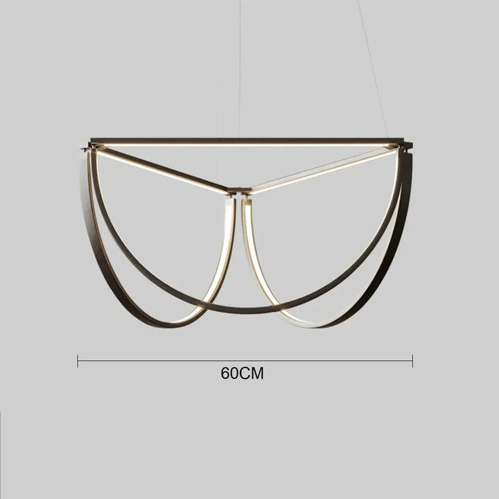 Modern LED Ring Chandelier