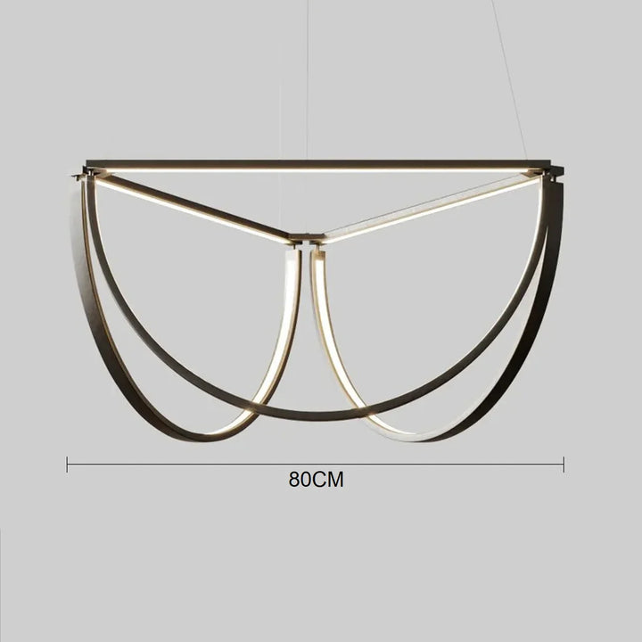 Modern LED Ring Chandelier