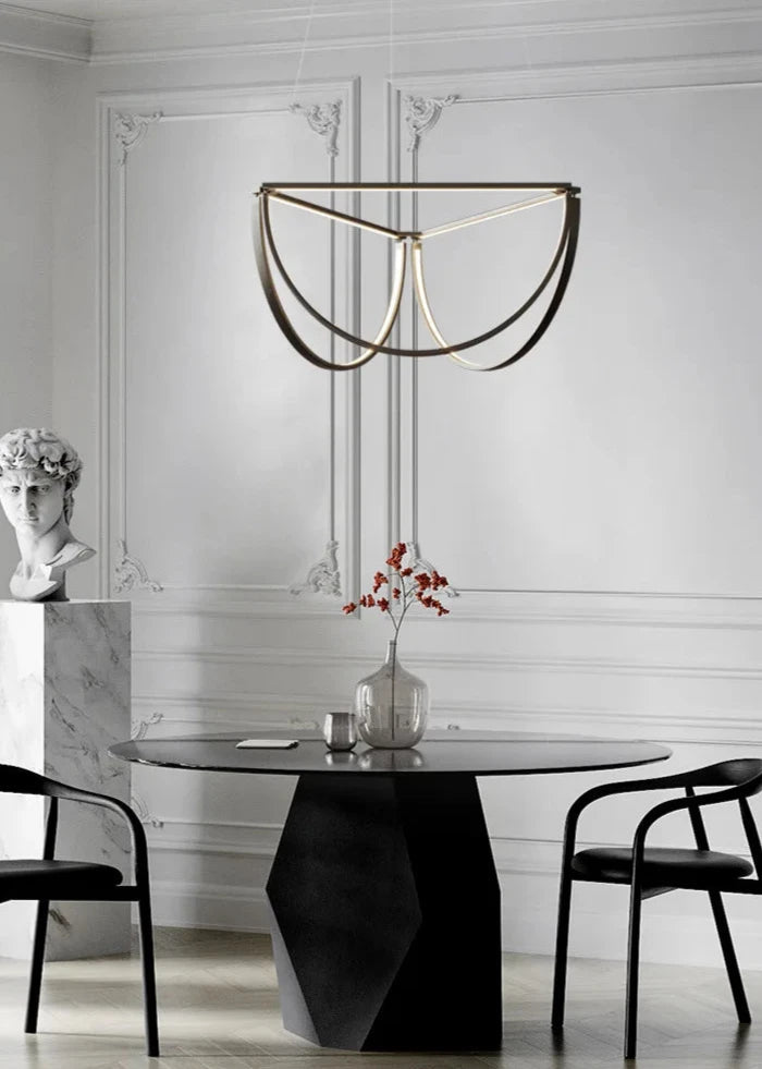 Modern LED Ring Chandelier
