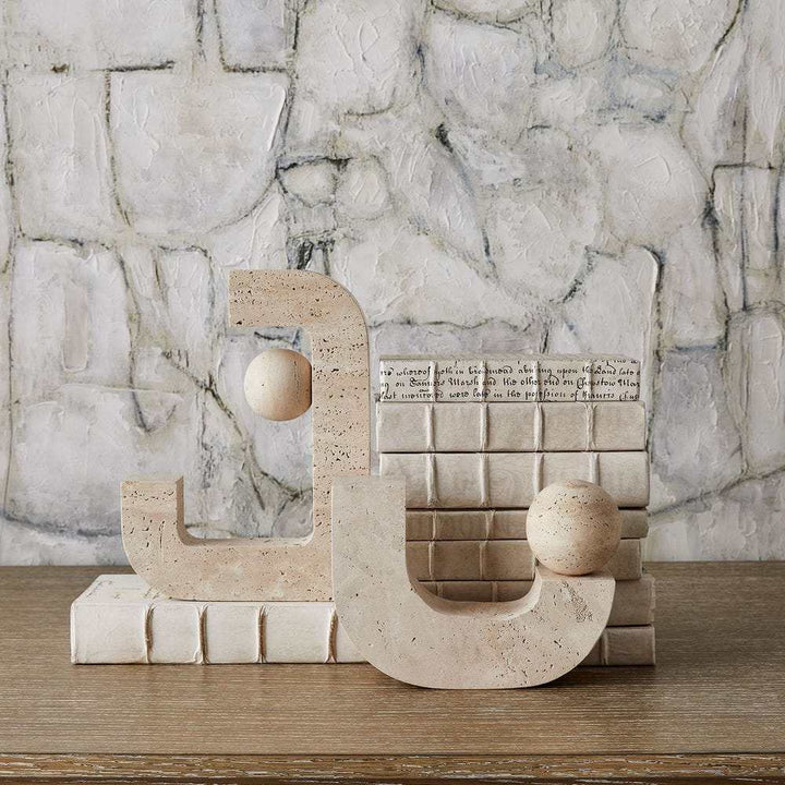 Modern Abstract Stone Sculpture Set