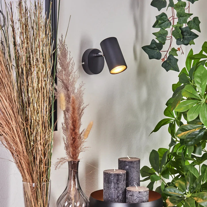 Modern Black Wall Spotlight