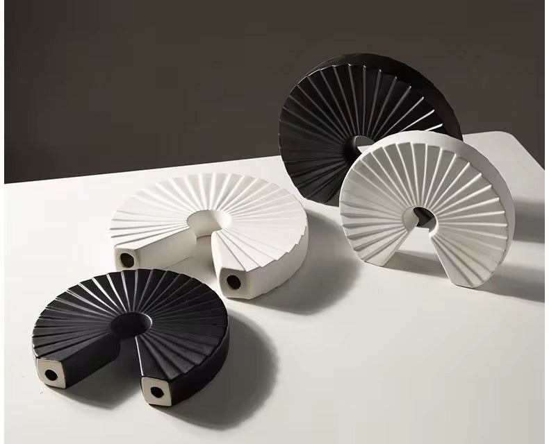 Modern Geometric Arch Sculpture