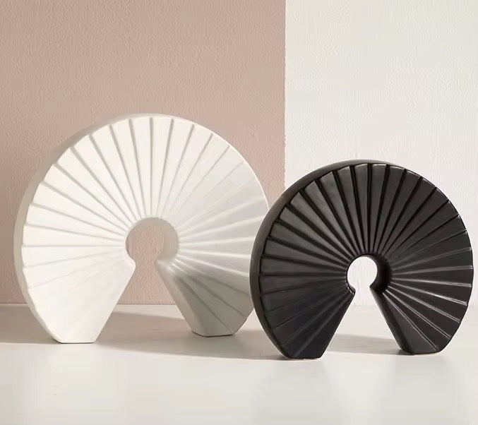 Modern Geometric Arch Sculpture