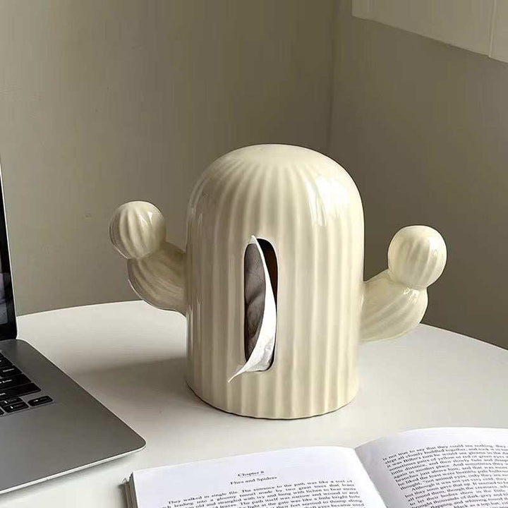 Cactus Design Tissue Box Cover