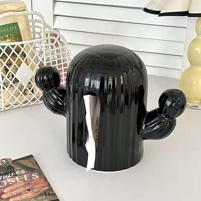 Cactus Design Tissue Box Cover