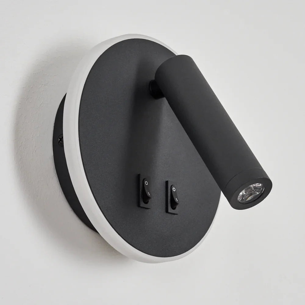 Modern Adjustable Wall Spotlight with Switch