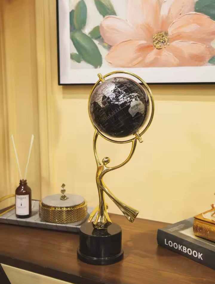 Golden Globe Holder Sculpture