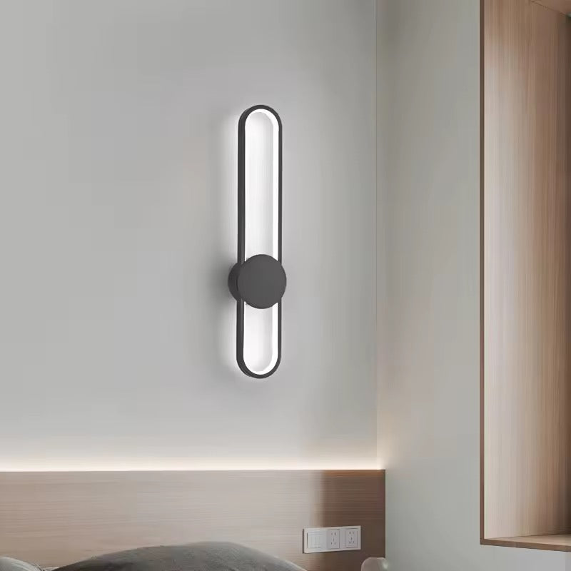 Modern Vertical Gold Wall Light