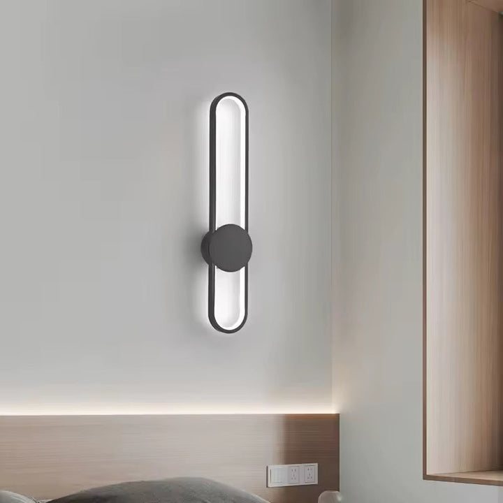 Modern Vertical Gold Wall Light