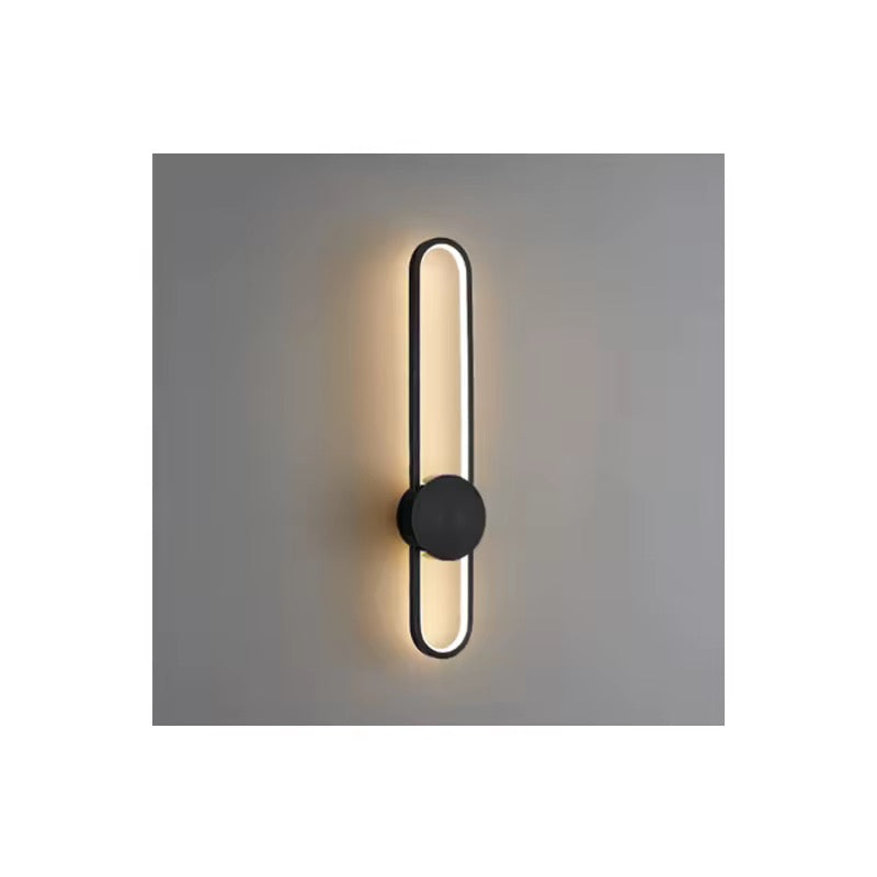 Modern Vertical Gold Wall Light