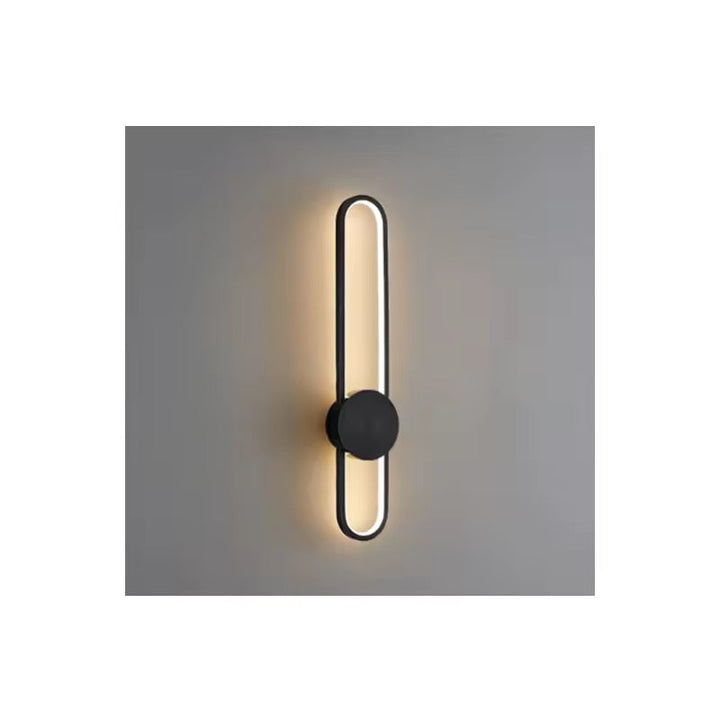 Modern Vertical Gold Wall Light