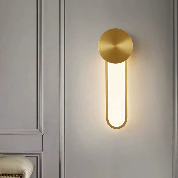 Modern Gold Vertical Wall Light