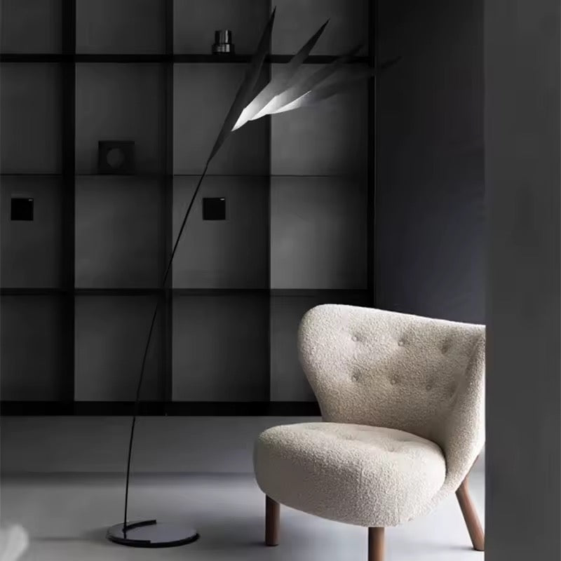 Sculptural Leaf Floor Lamp