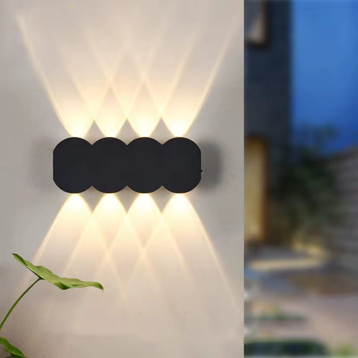 Modern Black Outdoor Wall Light