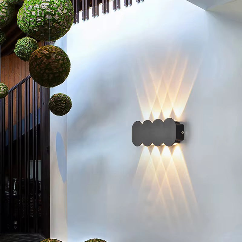 Modern Black Outdoor Wall Light