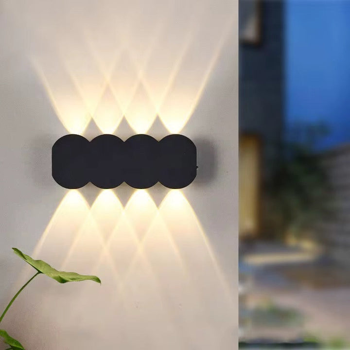 Modern Black Outdoor Wall Light