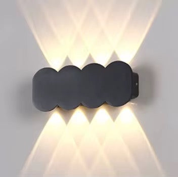 Modern Black Outdoor Wall Light
