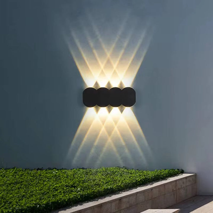 Modern Black Outdoor Wall Light