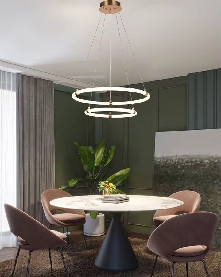 Modern LED Ring Chandelier