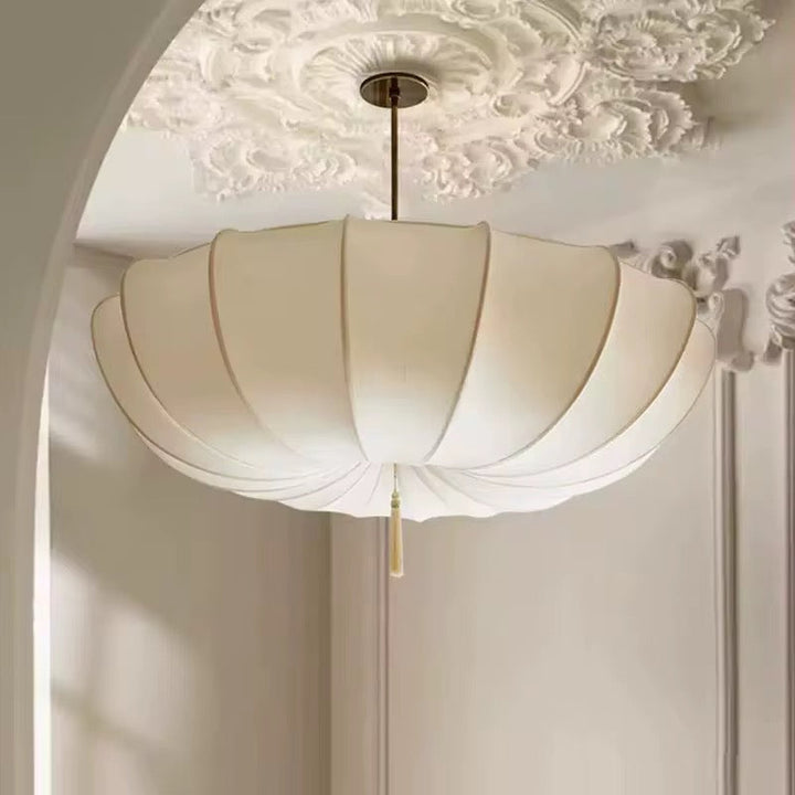 Classic Pleated Fabric Chandelier